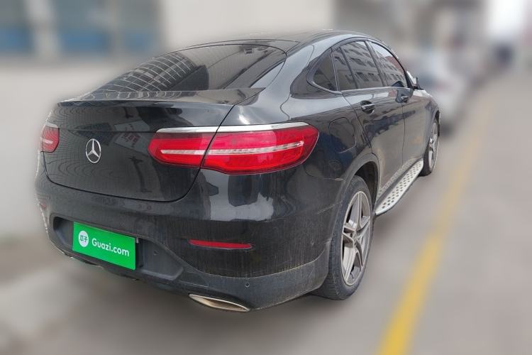 Used Mercedes-Benz GLC Coupe 2018 GLC 260 4MATIC Coupe SUV Rear Right 45 Deg
