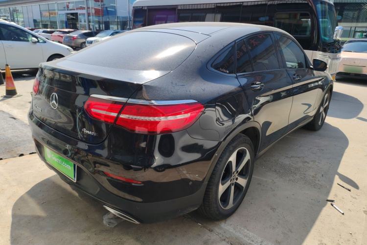 Used Mercedes-Benz GLC Coupe 2018 GLC 200 4MATIC Coupe SUV Rear Right 45 Deg