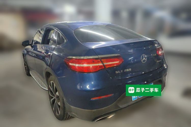 Used Mercedes-Benz GLC Coupe 2018 GLC 260 4MATIC Coupe SUV Rear Left 45 Deg