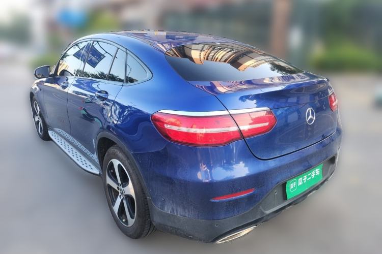 Used Mercedes-Benz GLC Coupe 2018 GLC 200 4MATIC Coupe SUV Rear Left 45 Deg