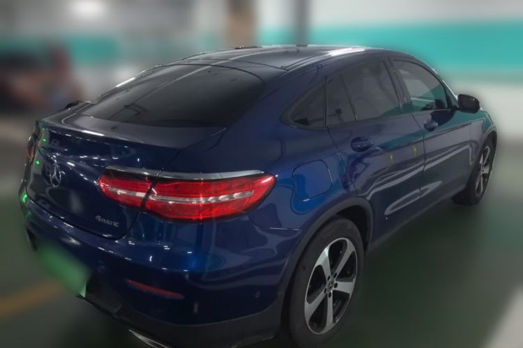 Used Mercedes-Benz GLC Coupe 2018 GLC 200 4MATIC Coupe SUV Rear Right 45 Deg
