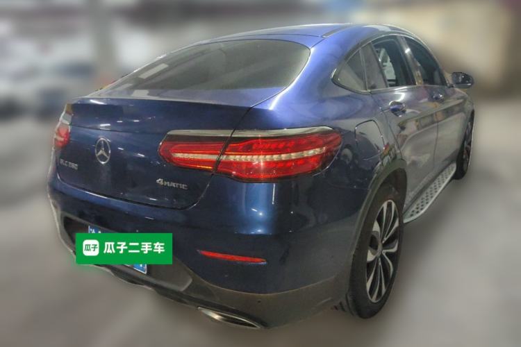 Used Mercedes-Benz GLC Coupe 2018 GLC 260 4MATIC Coupe SUV Rear Right 45 Deg