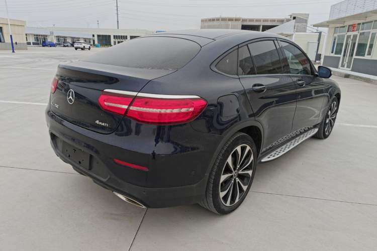 Used Mercedes-Benz GLC Coupe 2018 GLC 260 4MATIC Coupe SUV Rear Right 45 Deg