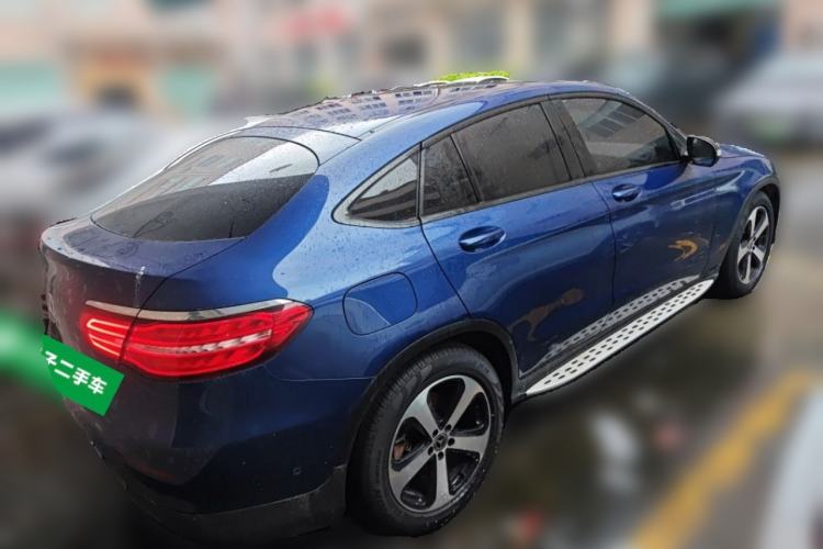 Used Mercedes-Benz GLC Coupe 2018 GLC 200 4MATIC Coupe SUV Rear Right 45 Deg