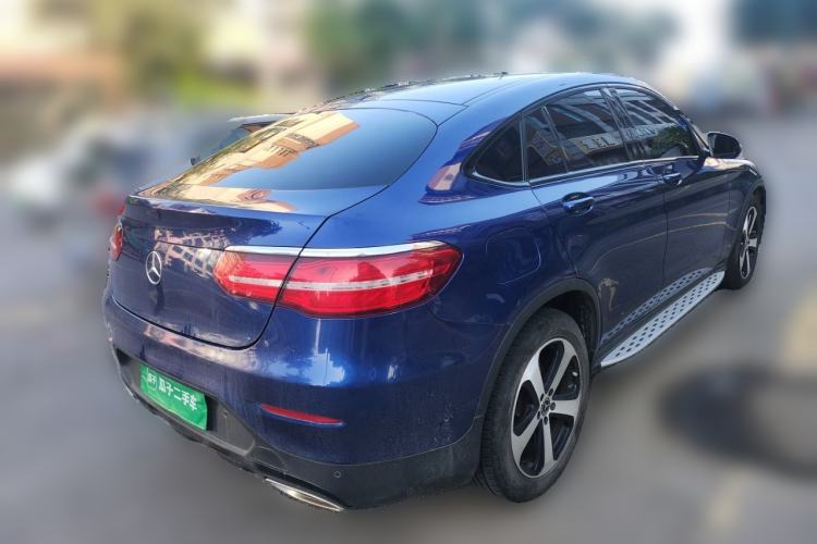 Used Mercedes-Benz GLC Coupe 2018 GLC 200 4MATIC Coupe SUV Rear Right 45 Deg