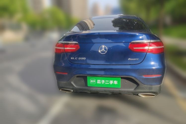 Used Mercedes-Benz GLC Coupe 2018 GLC 200 4MATIC Coupe SUV Rear Right 45 Deg