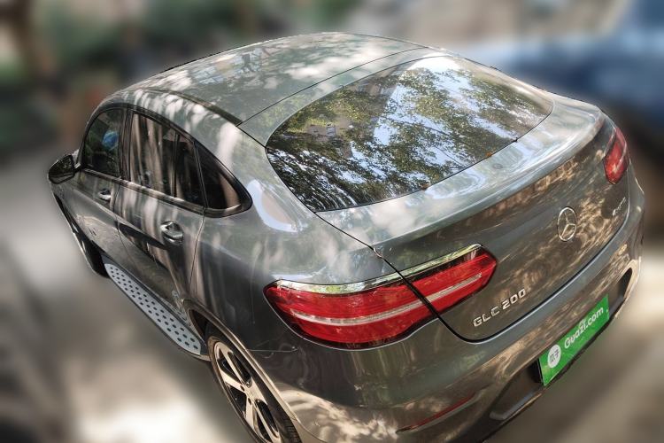 Used Mercedes-Benz GLC Coupe 2018 GLC 200 4MATIC Coupe SUV Rear Left 45 Deg