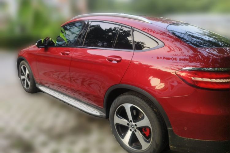 Used Mercedes-Benz GLC Coupe 2018 GLC 200 4MATIC Coupe SUV Rear Left 45 Deg