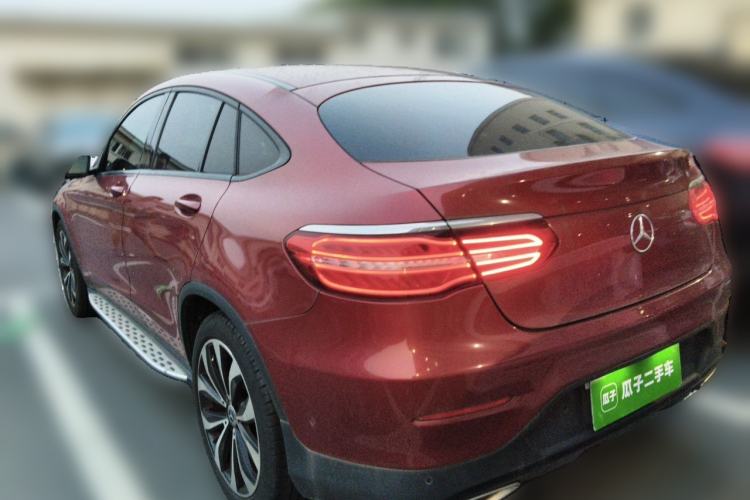 Used Mercedes-Benz GLC Coupe 2018 GLC 260 4MATIC Coupe SUV Rear Left 45 Deg