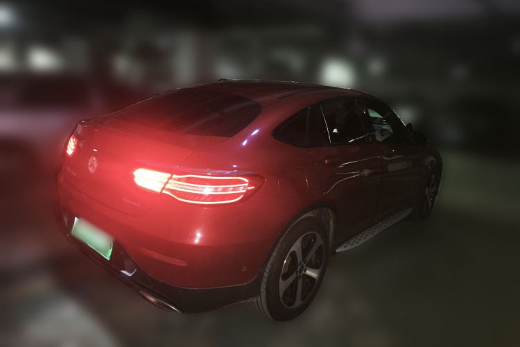 Used Mercedes-Benz GLC Coupe 2018 GLC 200 4MATIC Coupe SUV Rear Right 45 Deg