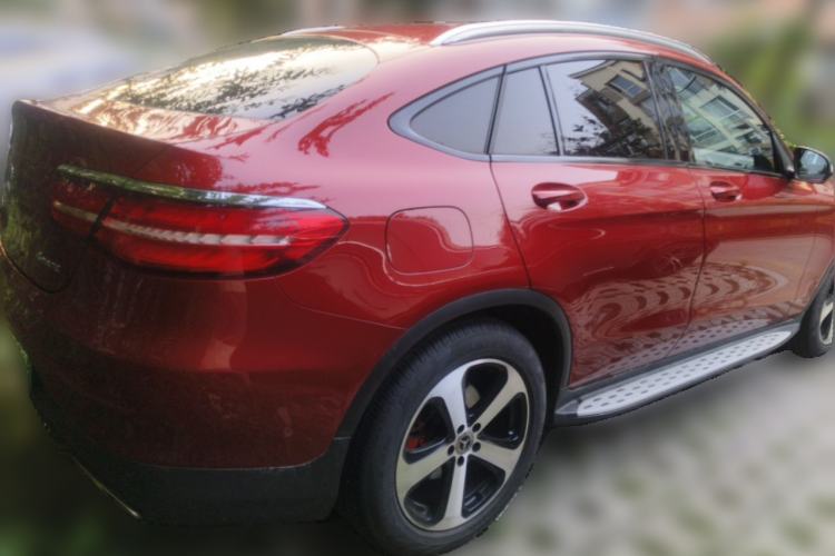 Used Mercedes-Benz GLC Coupe 2018 GLC 200 4MATIC Coupe SUV Rear Right 45 Deg