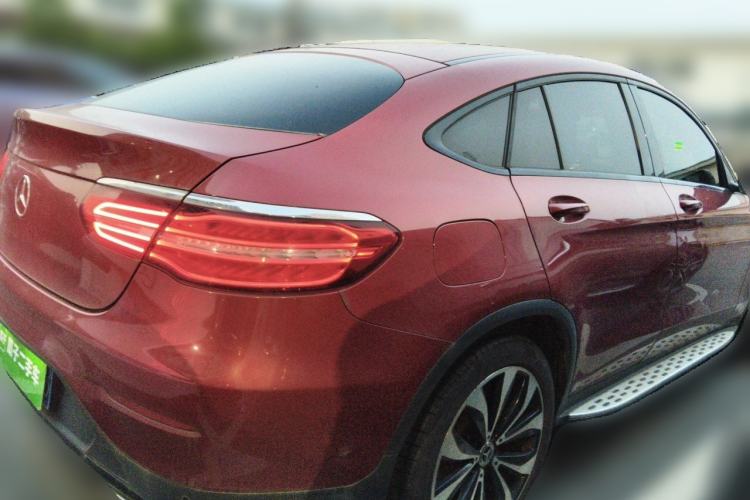 Used Mercedes-Benz GLC Coupe 2018 GLC 260 4MATIC Coupe SUV Rear Right 45 Deg