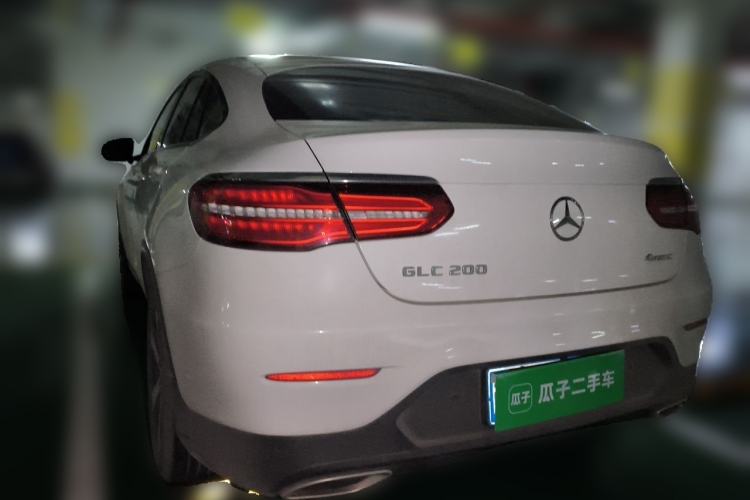 Used Mercedes-Benz GLC Coupe 2018 GLC 200 4MATIC Coupe SUV Rear Left 45 Deg