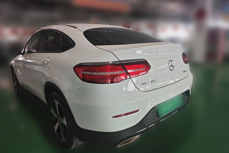 Used Mercedes-Benz GLC Coupe 2018 GLC 200 4MATIC Coupe SUV Rear Left 45 Deg