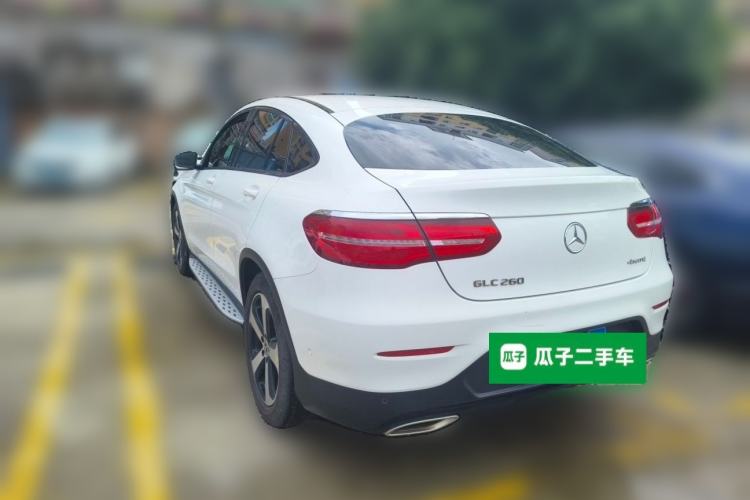 Used Mercedes-Benz GLC Coupe 2018 GLC 200 4MATIC Coupe SUV Rear Left 45 Deg