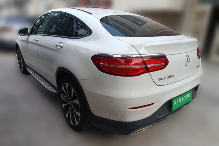 Used Mercedes-Benz GLC Coupe 2018 GLC 260 4MATIC Coupe SUV Rear Left 45 Deg