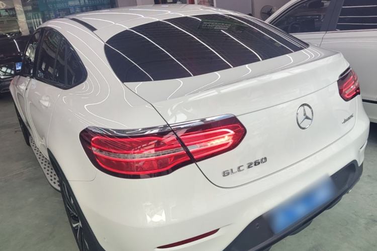 Used Mercedes-Benz GLC Coupe 2018 GLC 260 4MATIC Coupe SUV Rear Left 45 Deg