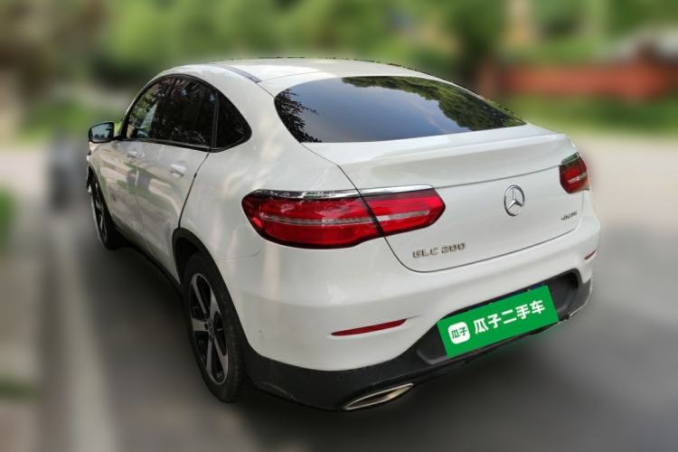 Used Mercedes-Benz GLC Coupe 2018 GLC 200 4MATIC Coupe SUV Rear Left 45 Deg