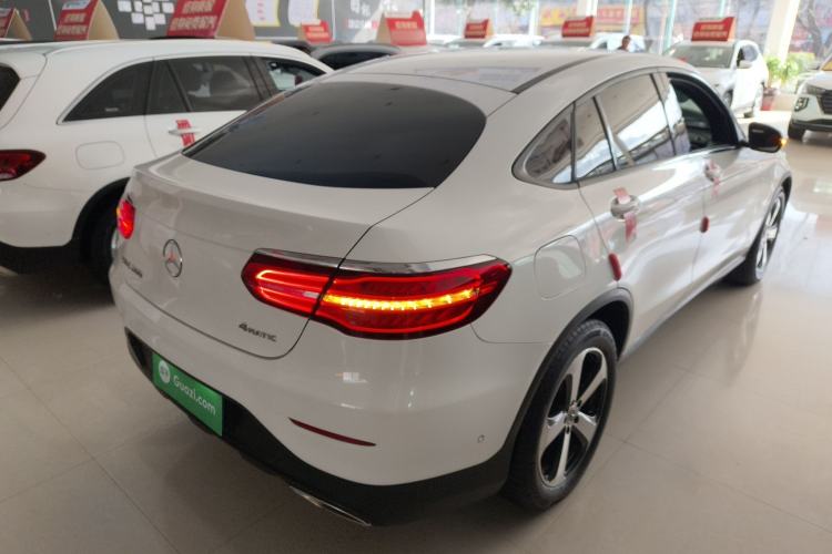 Used Mercedes-Benz GLC Coupe 2018 GLC 200 4MATIC Coupe SUV Rear Right 45 Deg