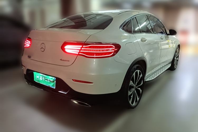 Used Mercedes-Benz GLC Coupe 2018 GLC 260 4MATIC Coupe SUV Rear Right 45 Deg