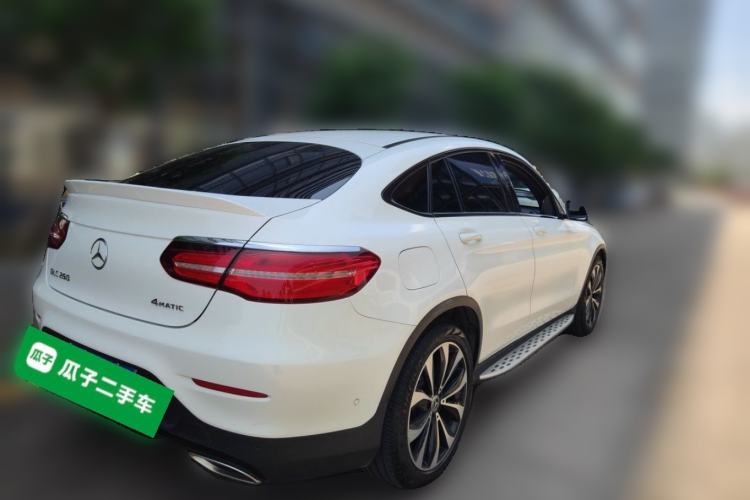 Used Mercedes-Benz GLC Coupe 2018 GLC 260 4MATIC Coupe SUV Rear Right 45 Deg