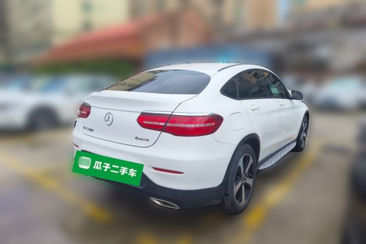 Used Mercedes-Benz GLC Coupe 2018 GLC 200 4MATIC Coupe SUV Rear Right 45 Deg