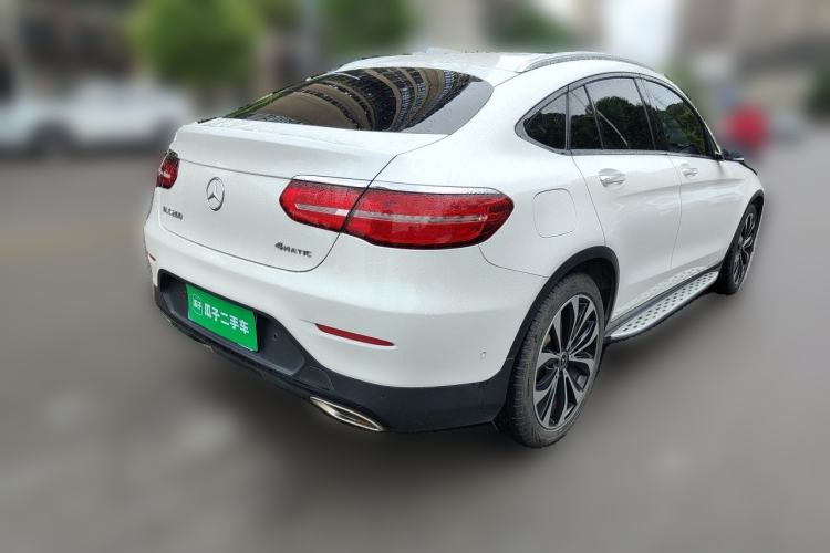 Used Mercedes-Benz GLC Coupe 2018 GLC 260 4MATIC Coupe SUV Rear Right 45 Deg