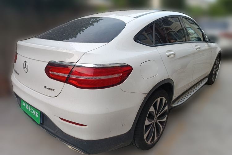 Used Mercedes-Benz GLC Coupe 2018 GLC 260 4MATIC Coupe SUV Rear Right 45 Deg