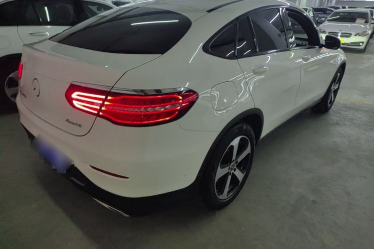 Used Mercedes-Benz GLC Coupe 2018 GLC 200 4MATIC Coupe SUV Rear Right 45 Deg