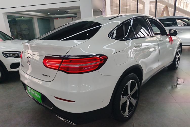 Used Mercedes-Benz GLC Coupe 2018 GLC 200 4MATIC Coupe SUV Rear Right 45 Deg