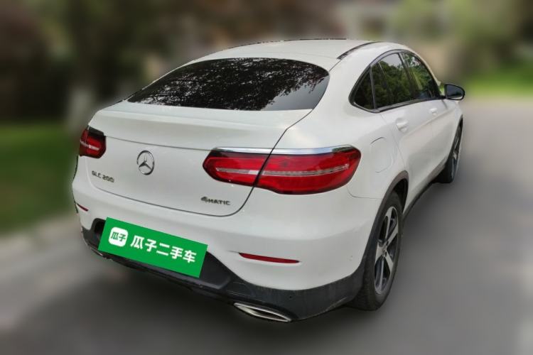 Used Mercedes-Benz GLC Coupe 2018 GLC 200 4MATIC Coupe SUV Rear Right 45 Deg