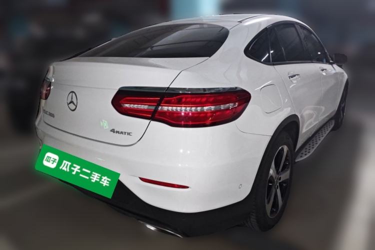 Used Mercedes-Benz GLC Coupe 2018 GLC 200 4MATIC Coupe SUV Rear Right 45 Deg