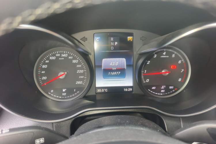 Used Mercedes-Benz GLC Coupe 2019 GLC 200 4MATIC Coupe SUV Odometer Close Up