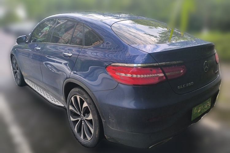 Used Mercedes-Benz GLC Coupe 2019 Facelift GLC 260 4MATIC Coupe SUV Rear Left 45 Deg
