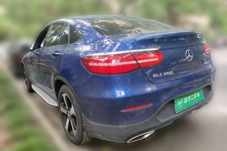 Used Mercedes-Benz GLC Coupe 2019 Facelift GLC 200 4MATIC Coupe SUV Rear Left 45 Deg