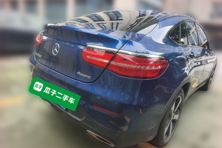 Used Mercedes-Benz GLC Coupe 2019 GLC 200 4MATIC Coupe SUV Rear Right 45 Deg
