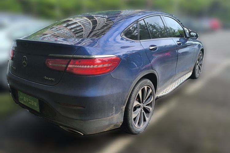 Used Mercedes-Benz GLC Coupe 2019 Facelift GLC 260 4MATIC Coupe SUV Rear Right 45 Deg