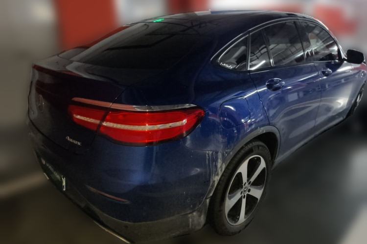 Used Mercedes-Benz GLC Coupe 2019 Facelift GLC 200 4MATIC Coupe SUV Rear Right 45 Deg