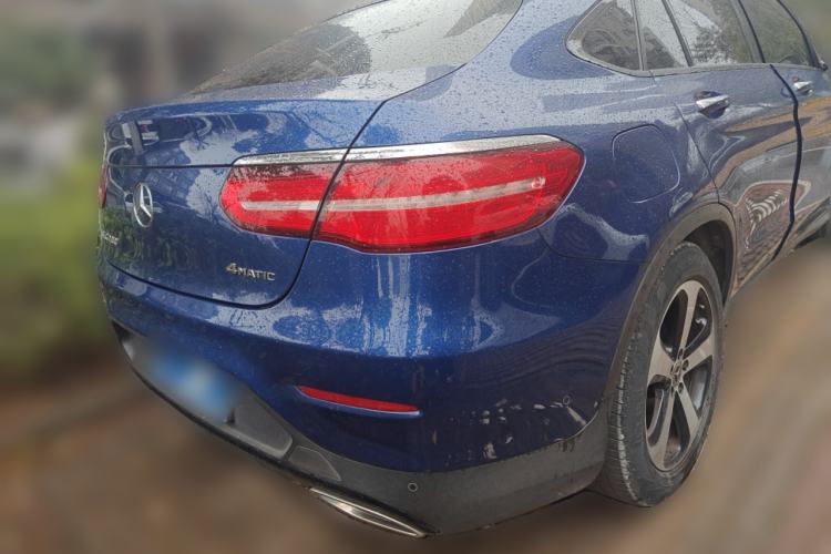Used Mercedes-Benz GLC Coupe 2019 Facelift GLC 200 4MATIC Coupe SUV Rear Right 45 Deg