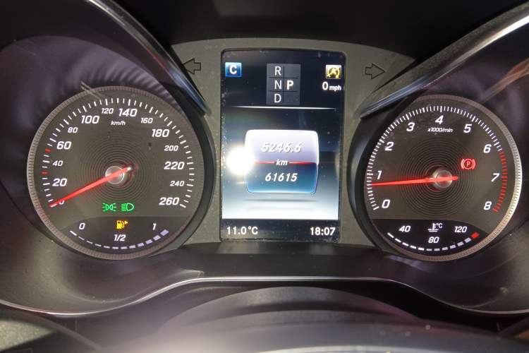 Used Mercedes-Benz GLC Coupe 2019 GLC 200 4MATIC Coupe SUV Odometer Close Up