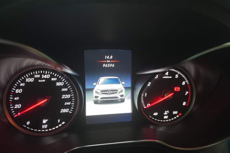 Used Mercedes-Benz GLC Coupe 2019 GLC 200 4MATIC Coupe SUV Odometer Close Up