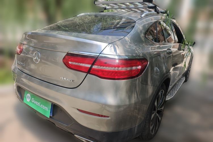 Used Mercedes-Benz GLC Coupe 2019 Facelift GLC 260 4MATIC Coupe SUV Rear Right 45 Deg