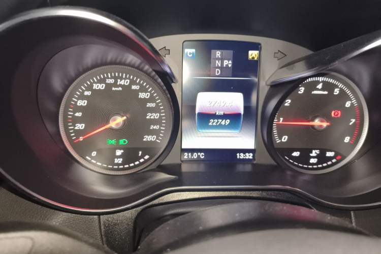 Used Mercedes-Benz GLC Coupe 2019 GLC 200 4MATIC Coupe SUV Odometer Close Up