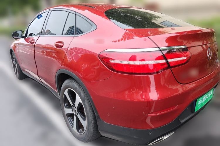 Used Mercedes-Benz GLC Coupe 2019 Facelift GLC 200 4MATIC Coupe SUV Rear Left 45 Deg