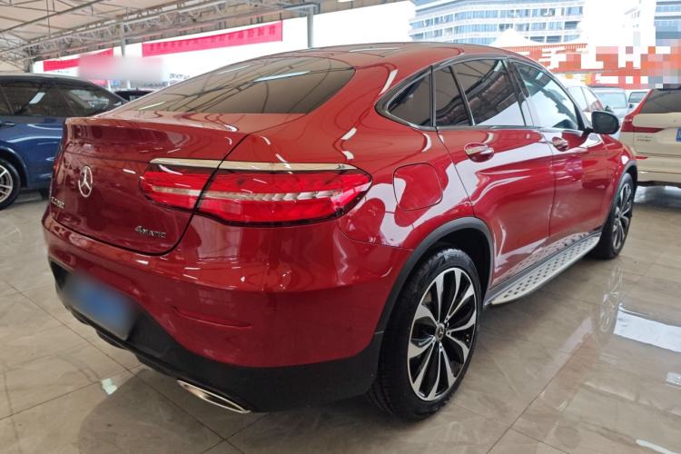 Used Mercedes-Benz GLC Coupe 2019 GLC 260 4MATIC Coupe SUV Rear Right 45 Deg
