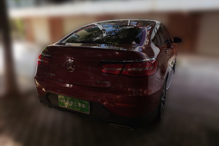 Used Mercedes-Benz GLC Coupe 2019 GLC 260 4MATIC Coupe SUV Rear Right 45 Deg