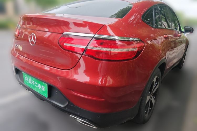 Used Mercedes-Benz GLC Coupe 2019 Facelift GLC 200 4MATIC Coupe SUV Rear Right 45 Deg
