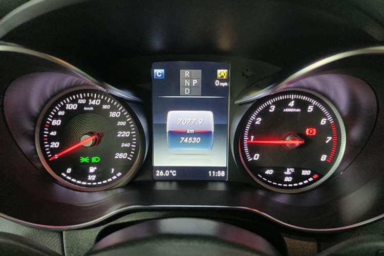 Used Mercedes-Benz GLC Coupe 2019 Facelift GLC 260 4MATIC Coupe SUV Instrument Cluster