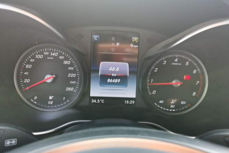 Used Mercedes-Benz GLC Coupe 2019 Facelift GLC 200 4MATIC Coupe SUV Instrument Cluster