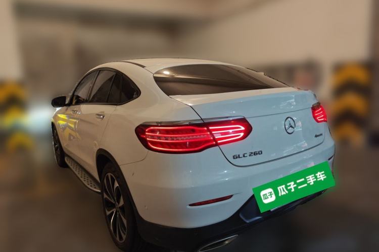 Used Mercedes-Benz GLC Coupe 2019 GLC 260 4MATIC Coupe SUV Rear Left 45 Deg